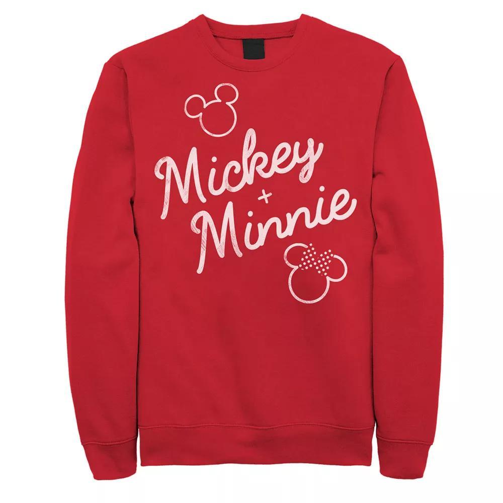 Disney's Mickey Plus Minnie Mouse Men's Outline Sweatshirt,  Product Image