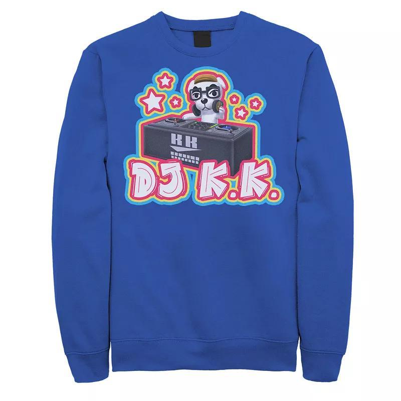 Mens Animal Crossing DJ K.K. Portrait Sweatshirt Athletic Grey Product Image