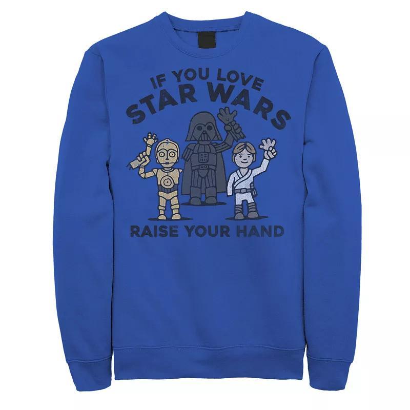 Men's Star Wars Raise Your Hands Doodle Sketch Sweatshirt,  Product Image