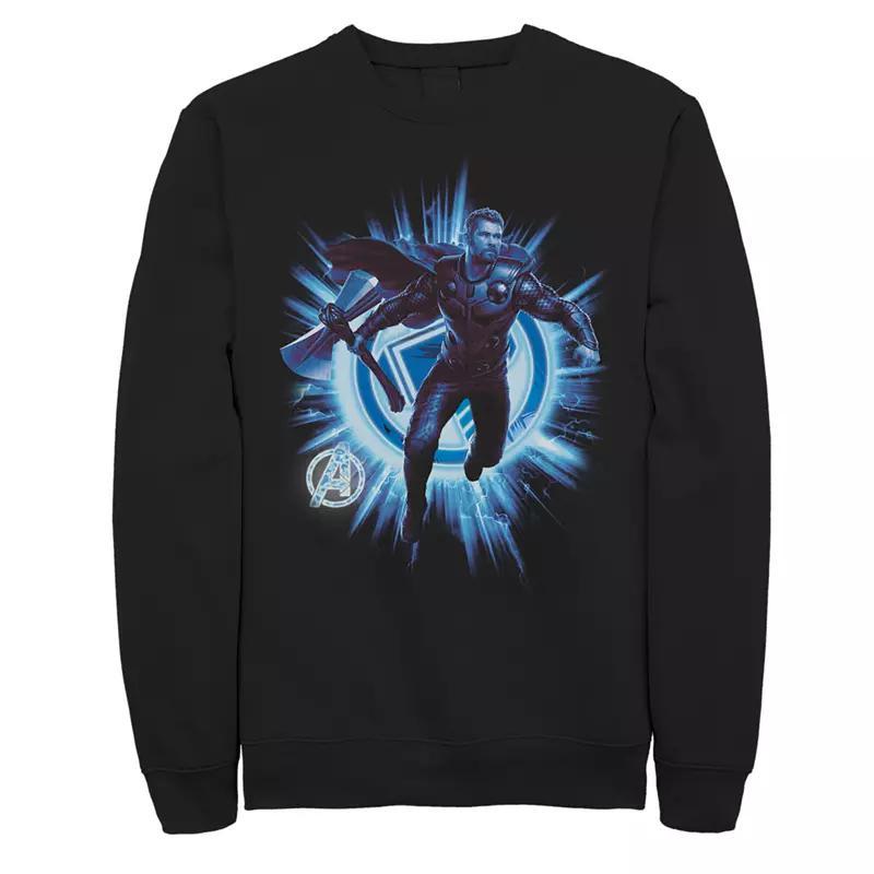 Mens Marvel Avengers Endgame Thor Lightning Fleece Top Product Image