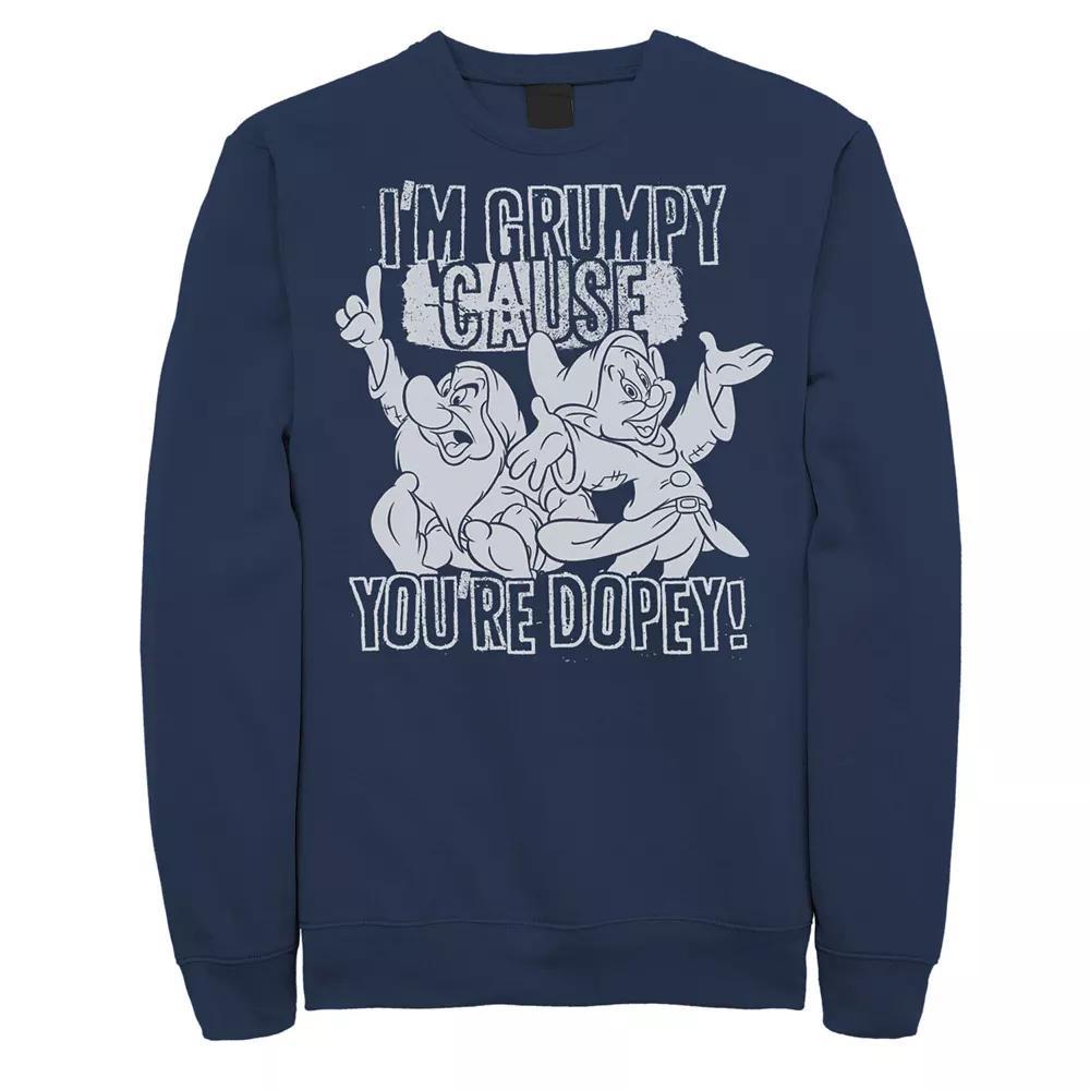 Disney's Snow White Grumpy Cause You're Dopey Men's Sweatshirt,  Product Image