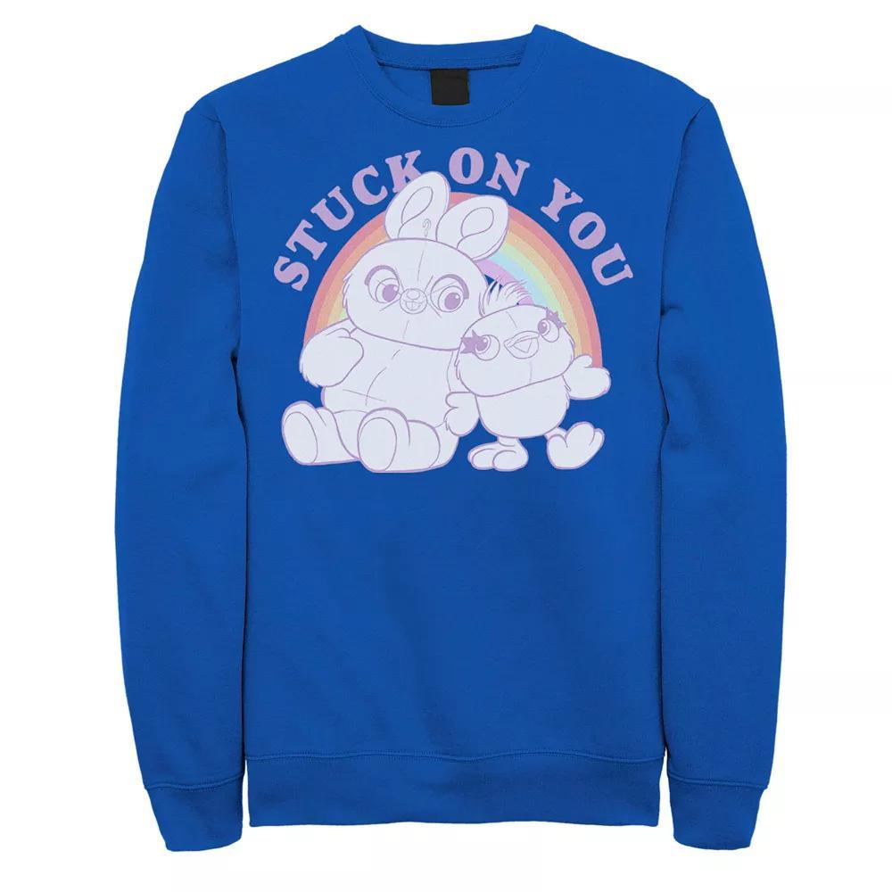 Mens Disney / Pixar Toy Story 4 Ducky & Bunny Stuck On You Sweatshirt Product Image