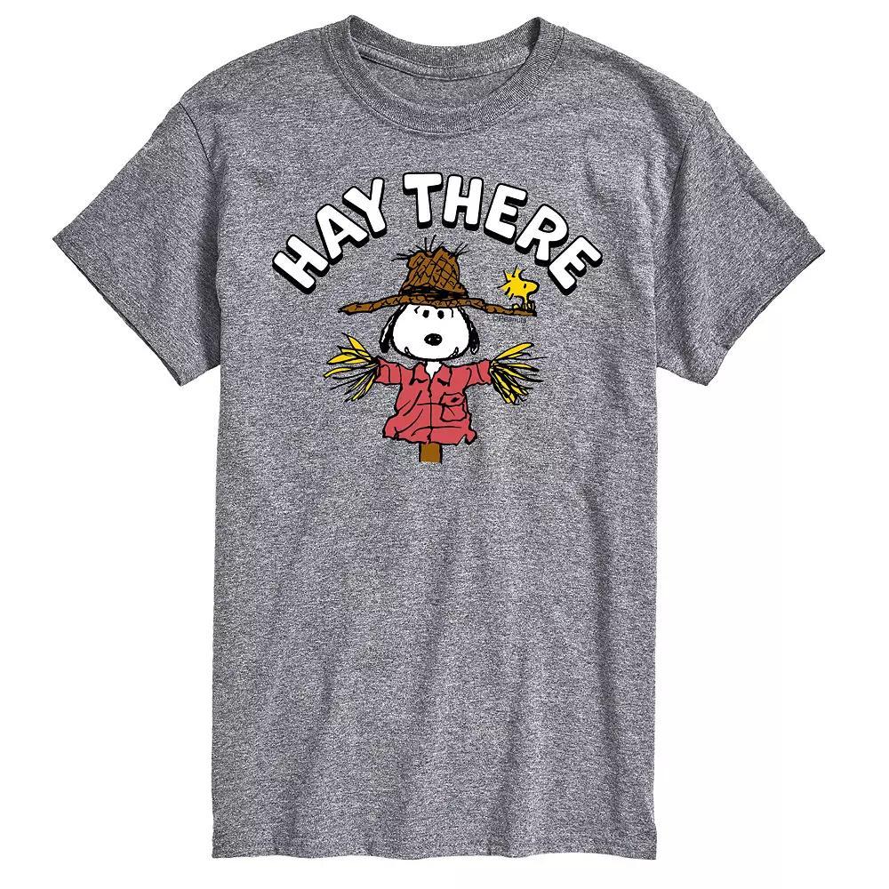 Big & Tall Peanuts Snoopy Hay There Tee, Men's,  Product Image