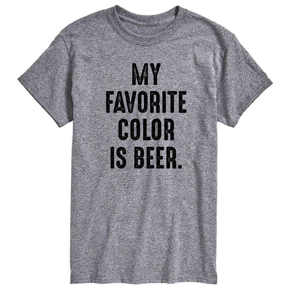 Men's Favorite Color is Beer Graphic Tee,  Product Image