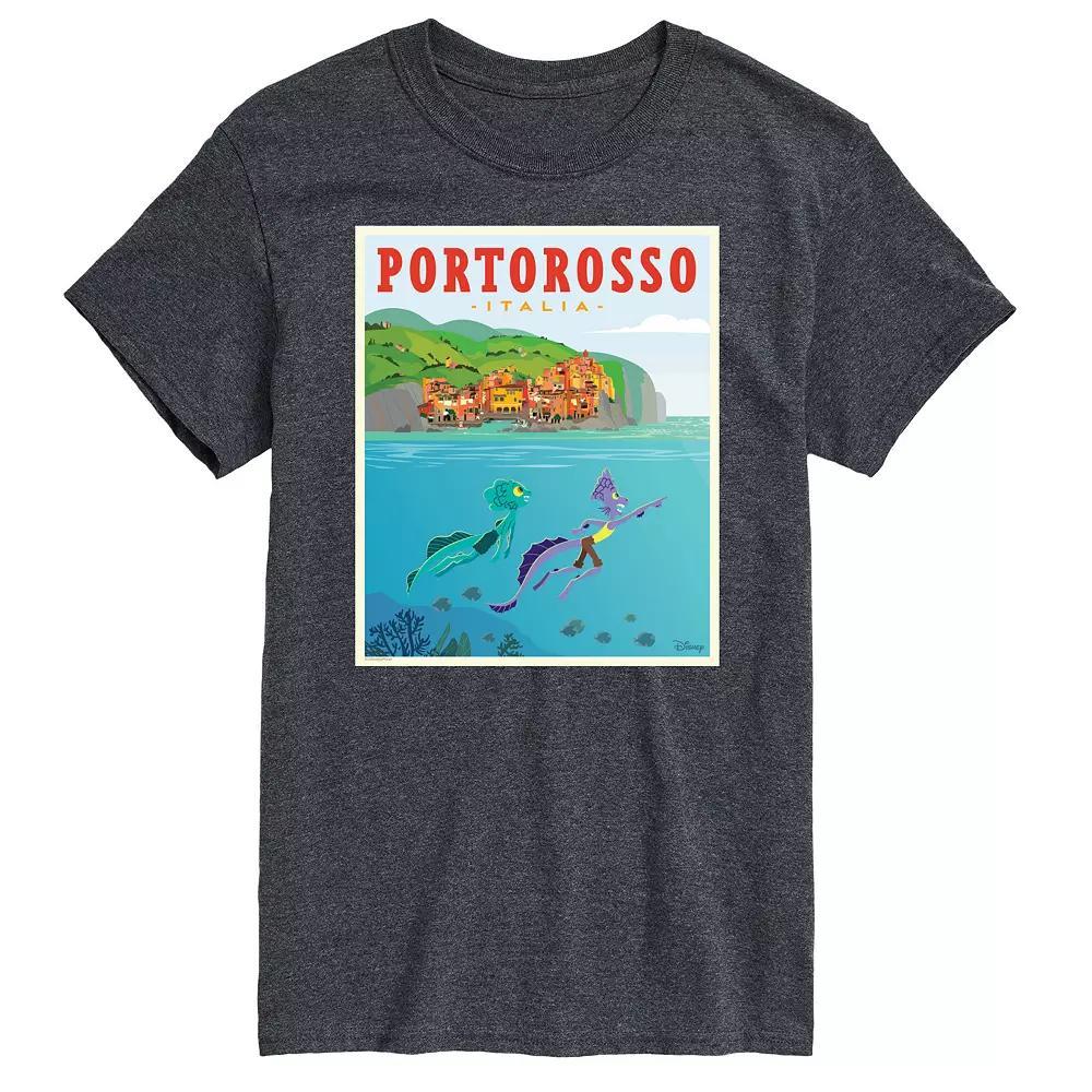 Disney's Luca Men's Portorossa Italy Postcard Graphic Tee,  Product Image