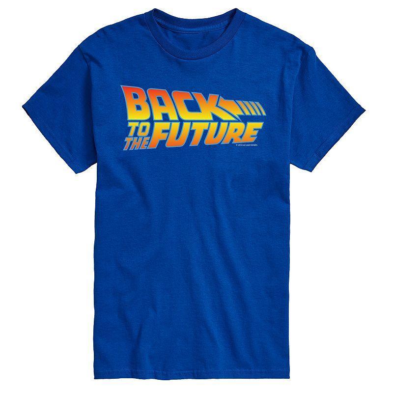 Big & Tall Back to the Future Franchise Logo Graphic Tee, Men's, Size: XL Tall, White Product Image