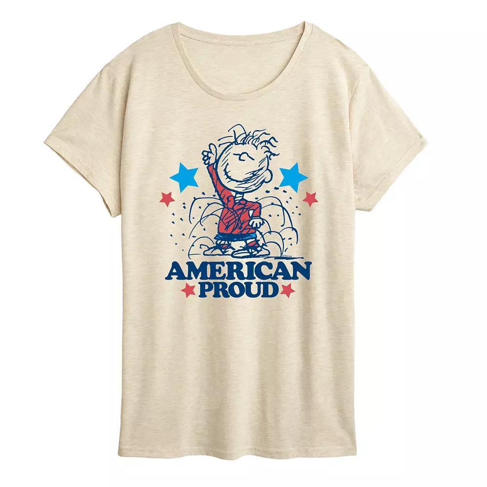 Women's Peanuts Pigpen American Proud Graphic Tee,  Product Image
