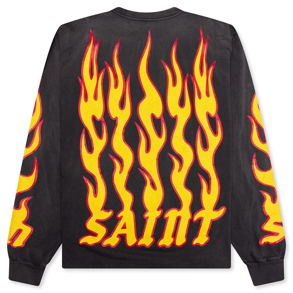 Soul on Fire L/S Tee - Black Male Product Image