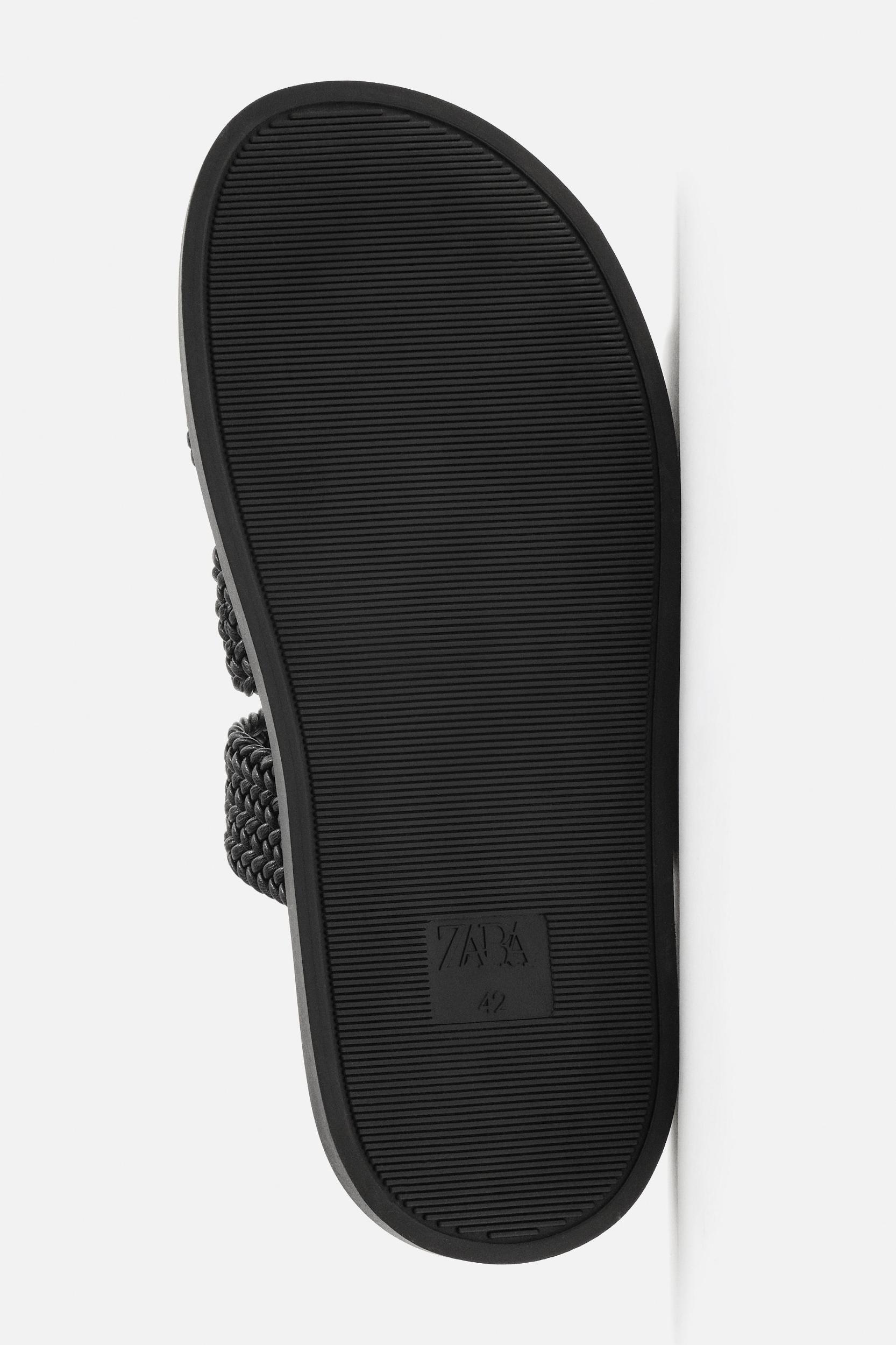 BRAIDED STRAP SANDALS Product Image