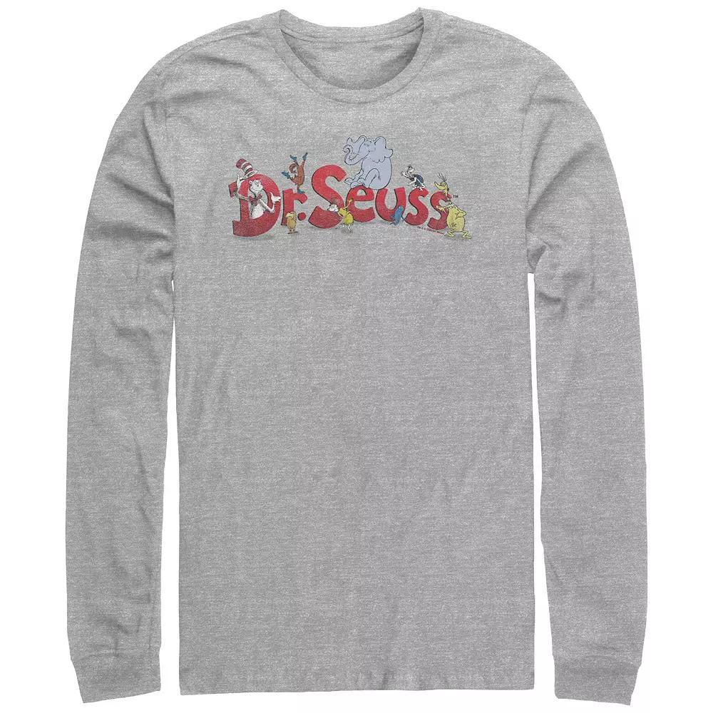 Men's Dr. Seuss Characters Long Sleeve Graphic Tee,  Product Image