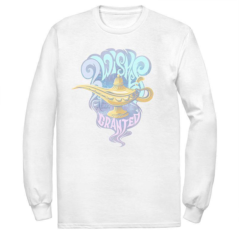 Disney's Aladdin Men's Genie Lamp Long Sleeve Graphic Tee,  Product Image