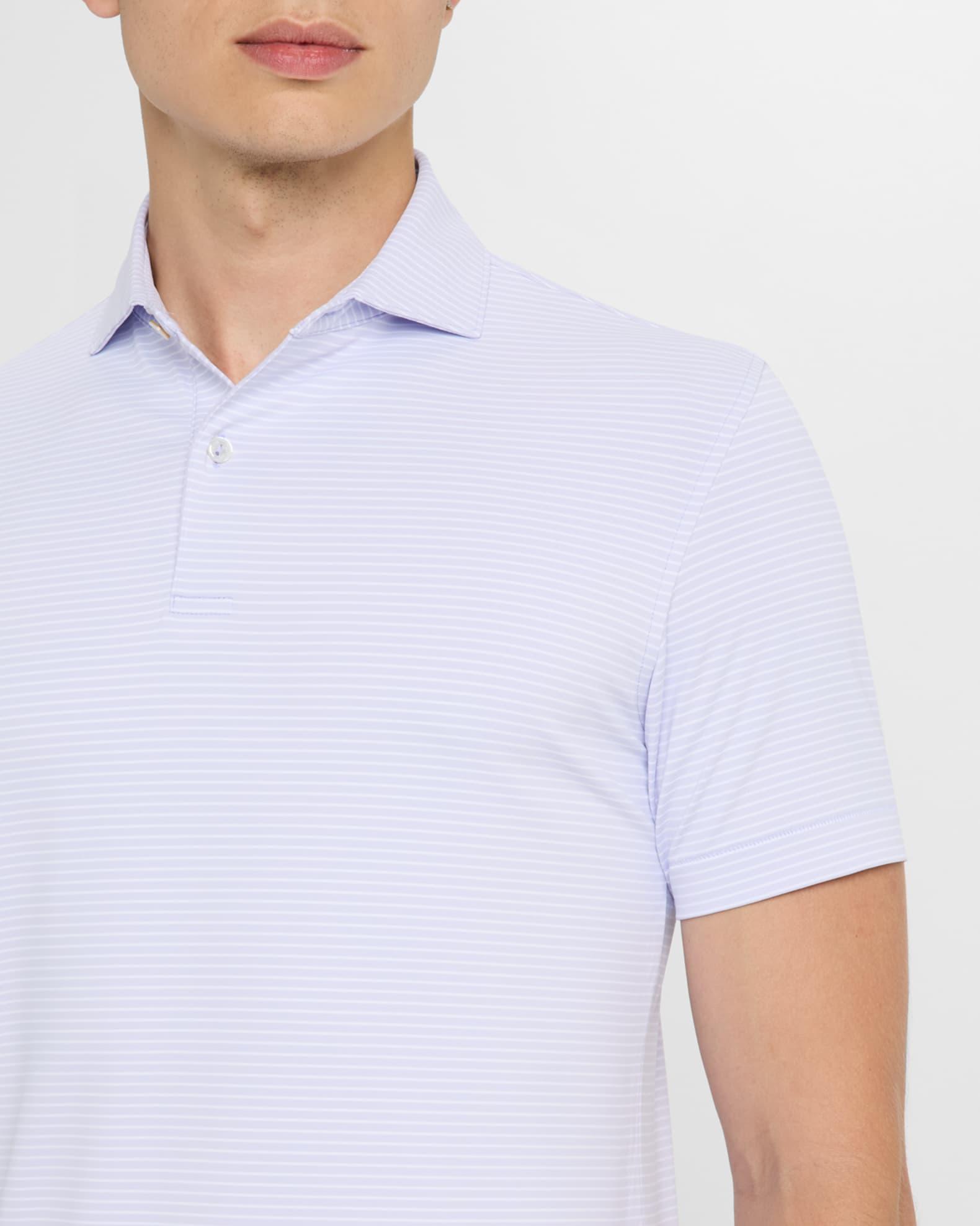 Men's Ballad Stripe Performance Jersey Polo Shirt Product Image