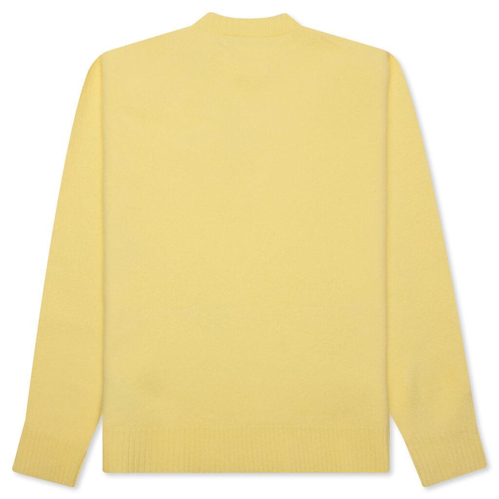 Crew Knit Sweater - Lemon Male Product Image