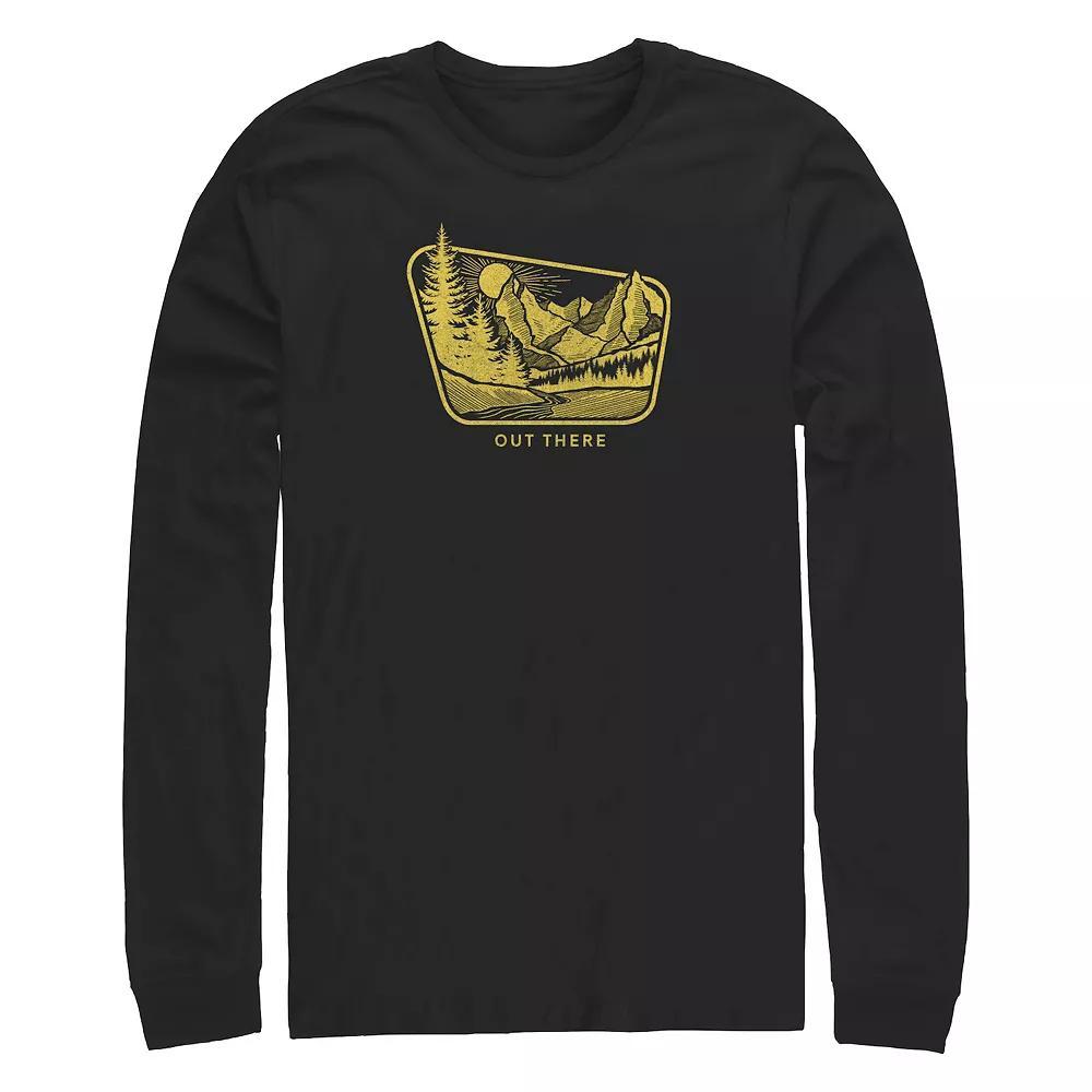 Big & Tall Out There Poster Long Sleeve Graphic Tee, Men's,  Product Image