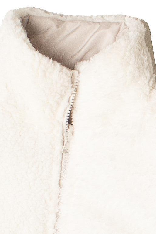Reversible Sherpa Puffer Vest Product Image
