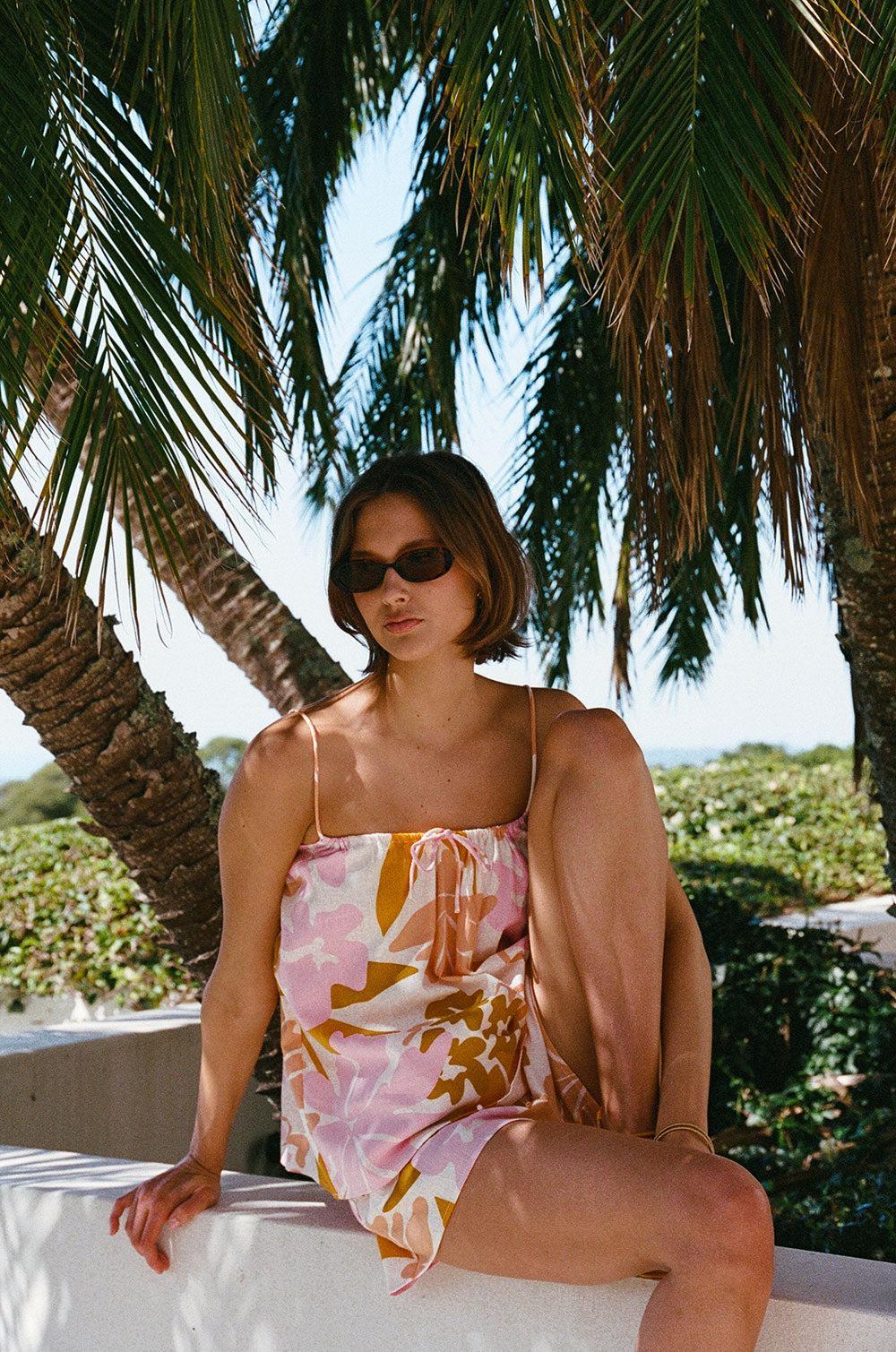 Jetta Shorts - Hibiscus Product Image