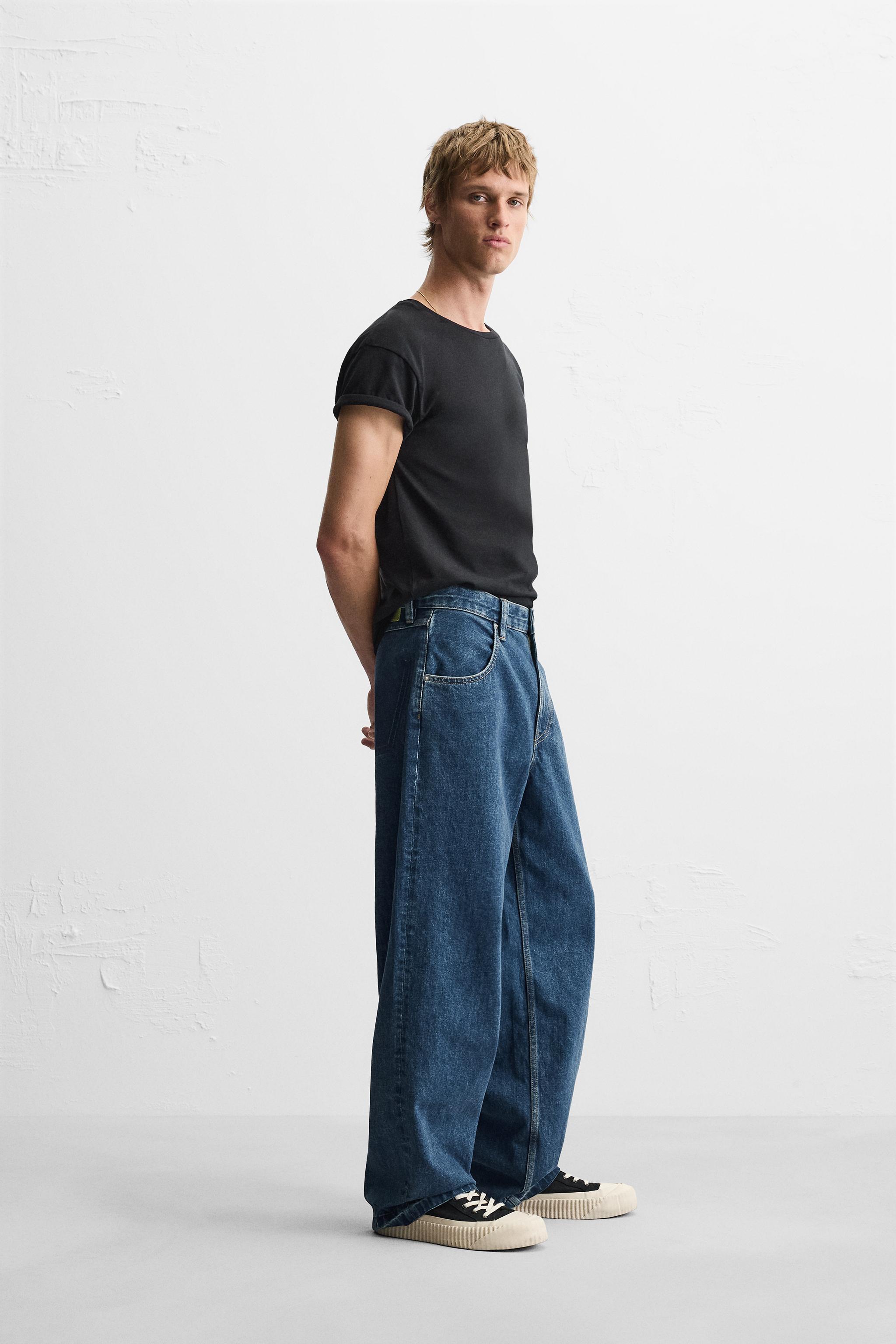 BAGGY DRAWSTRING JEANS Product Image