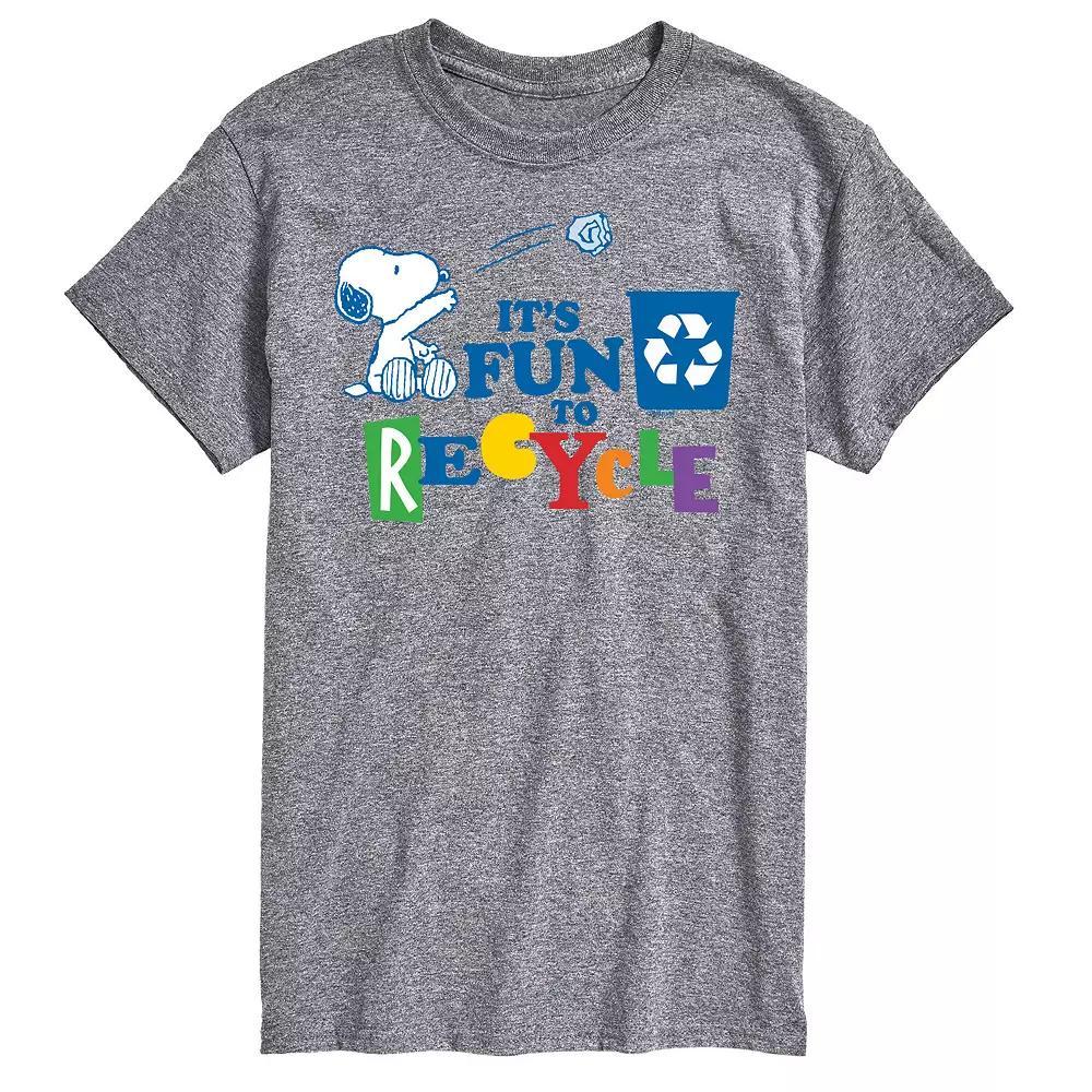 Men's Peanuts Its Fun To Recycle Tee,  Product Image