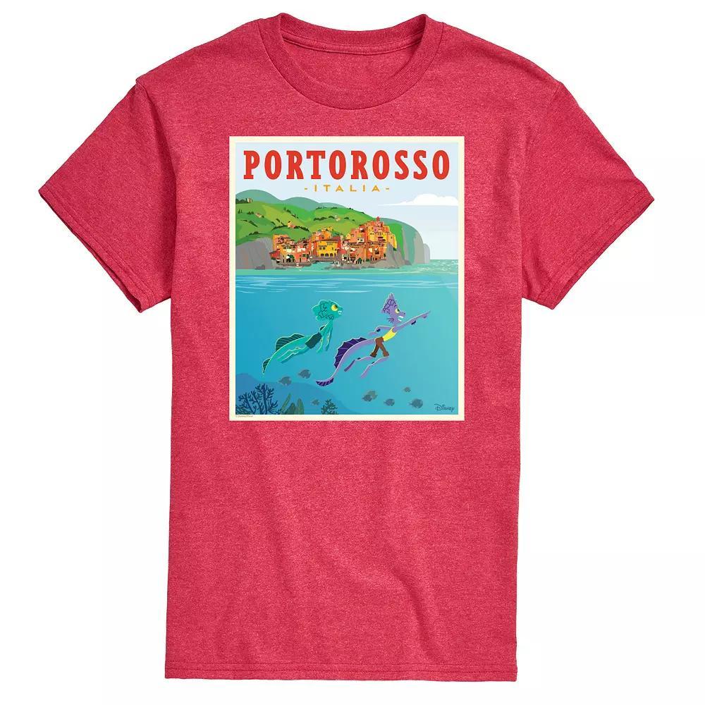 Disney's Luca Men's Portorossa Italy Postcard Graphic Tee,  Product Image