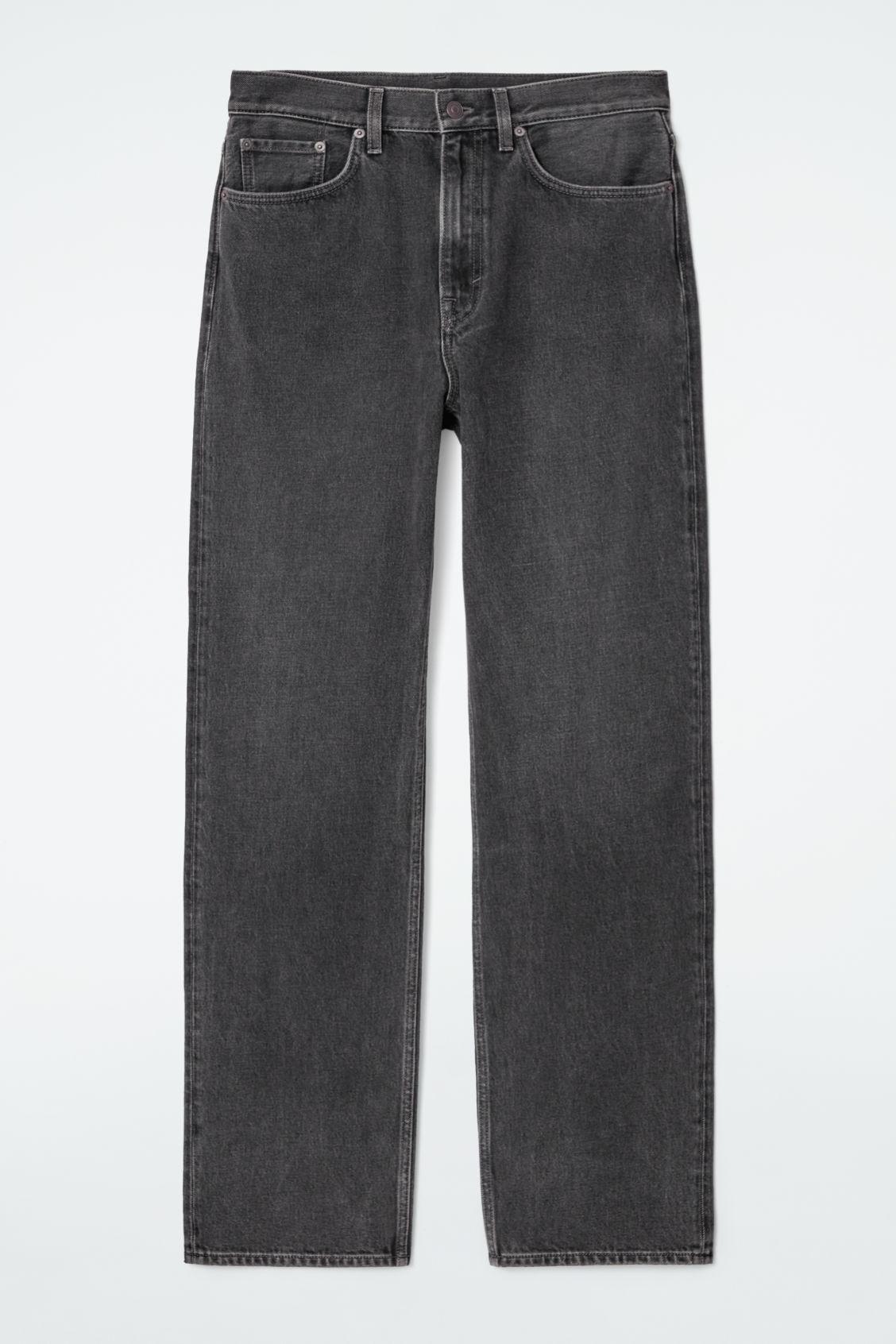 COLUMN STRAIGHT-LEG JEANS Product Image