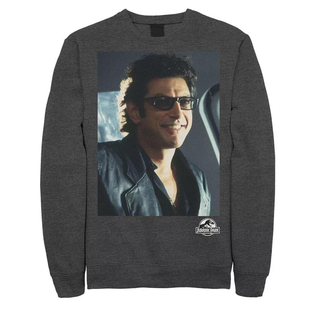 Men's Jurassic Park Goldblum Sly Smile Sweatshirt,  Product Image