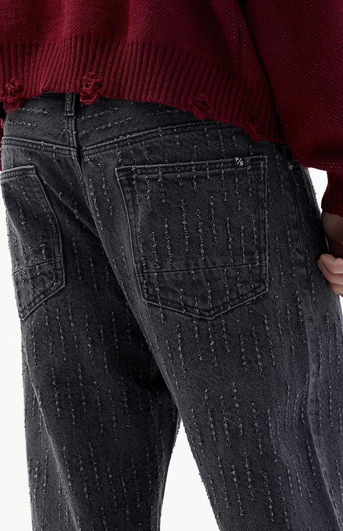 Mens Wash Baggy Destroyed Jeans - 28W x 30L Product Image