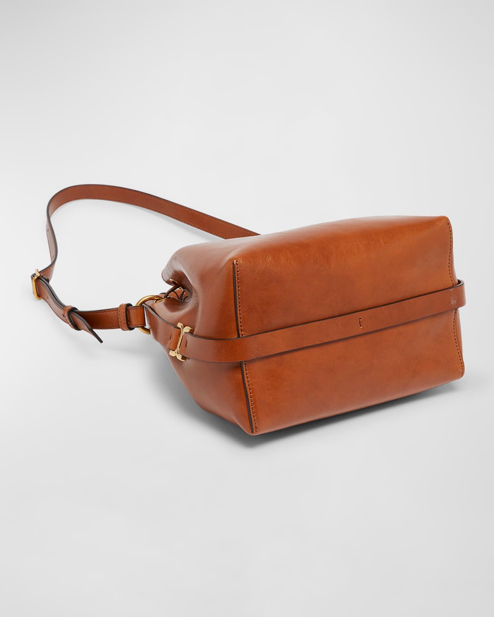 Marcie Bucket Bag in Shiny Calfskin Product Image