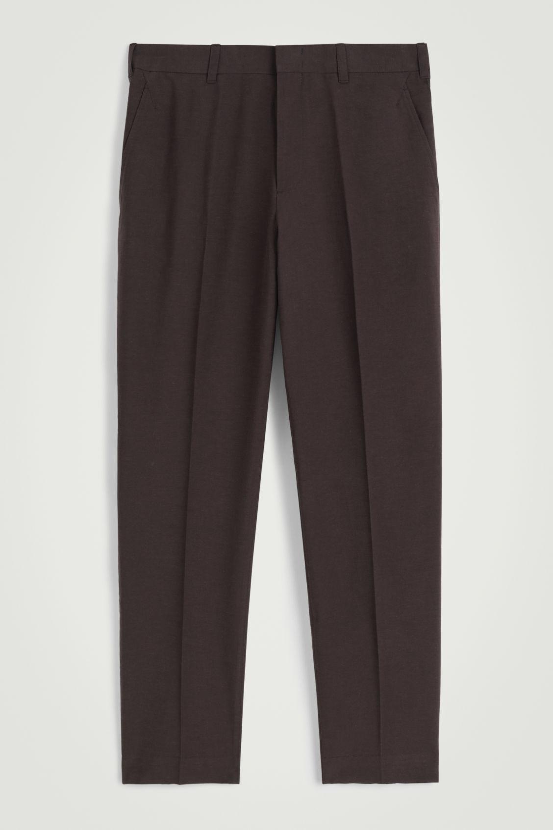 TAILORED STRAIGHT-LEG PANTS Product Image