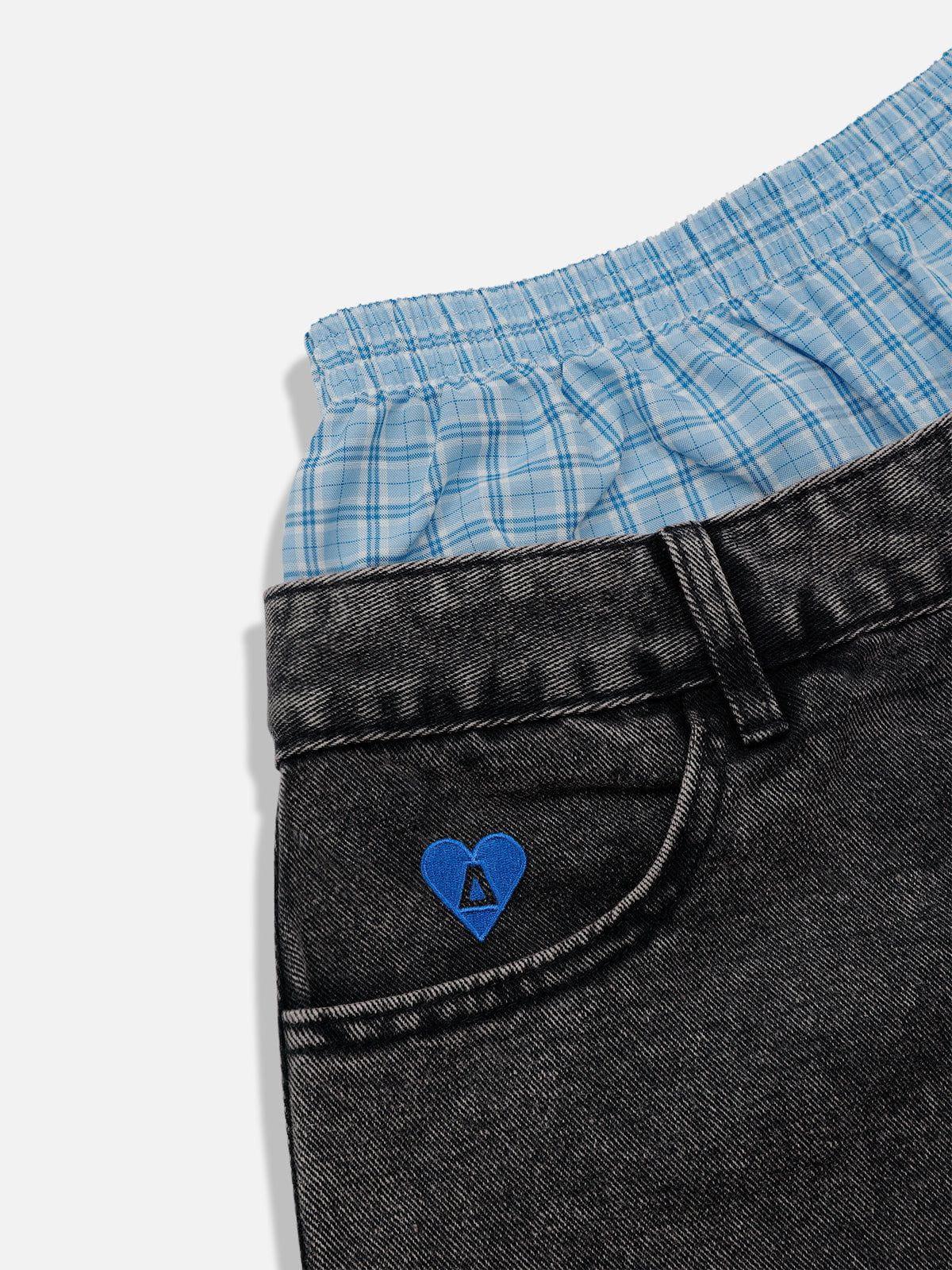 Aelfric Eden Double Waist  Baggy Jeans Product Image