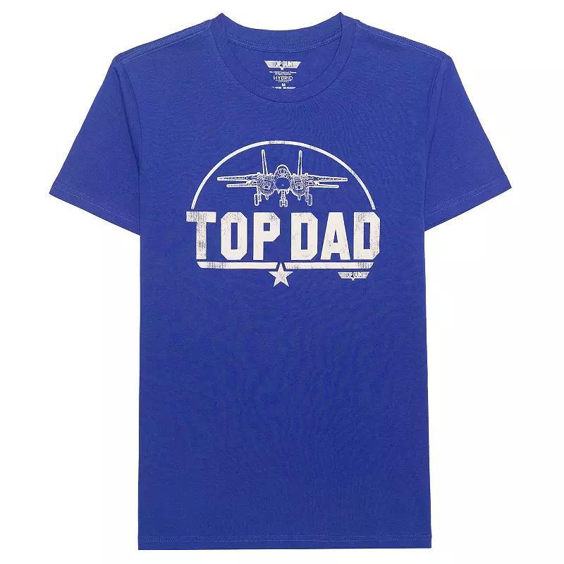 Men's Top Dad Graphic Tee, Size: Large, Blue Product Image