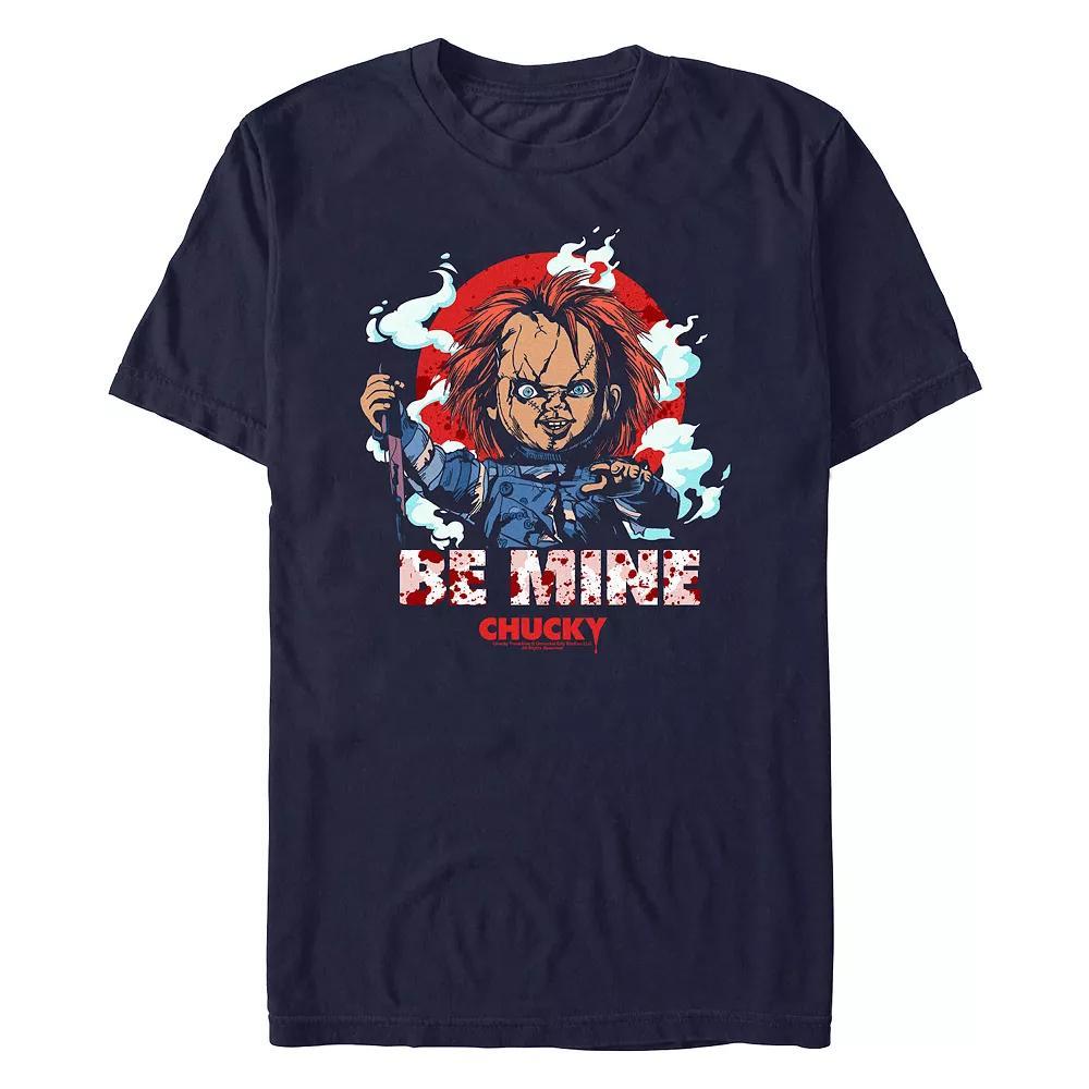 Men's Chucky Be Mine Graphic Tee, Size: Small, Blue Product Image