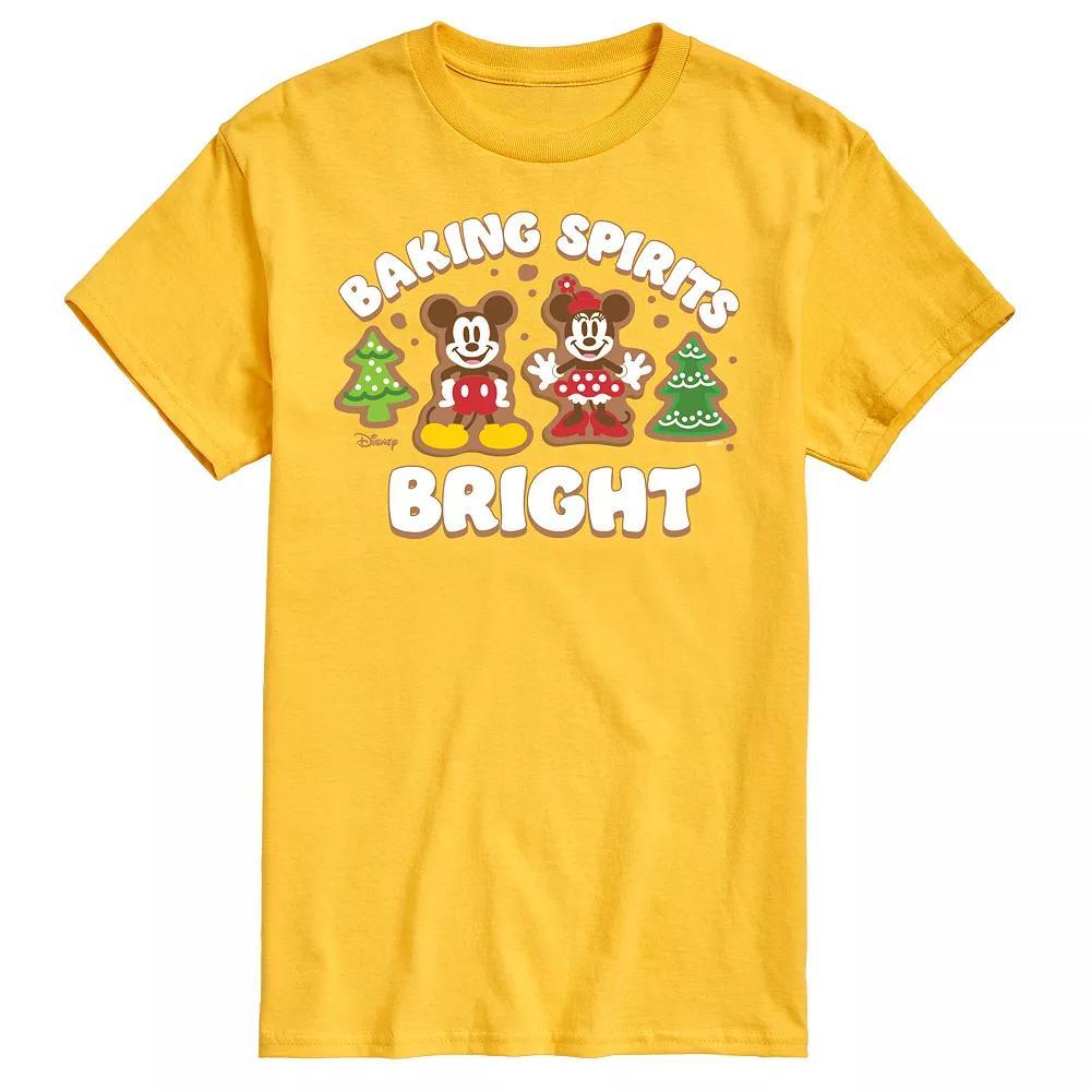 Disney's Mickey & Minnie Mouse Men's Baking Spirits Bright Graphic Tee,  Product Image