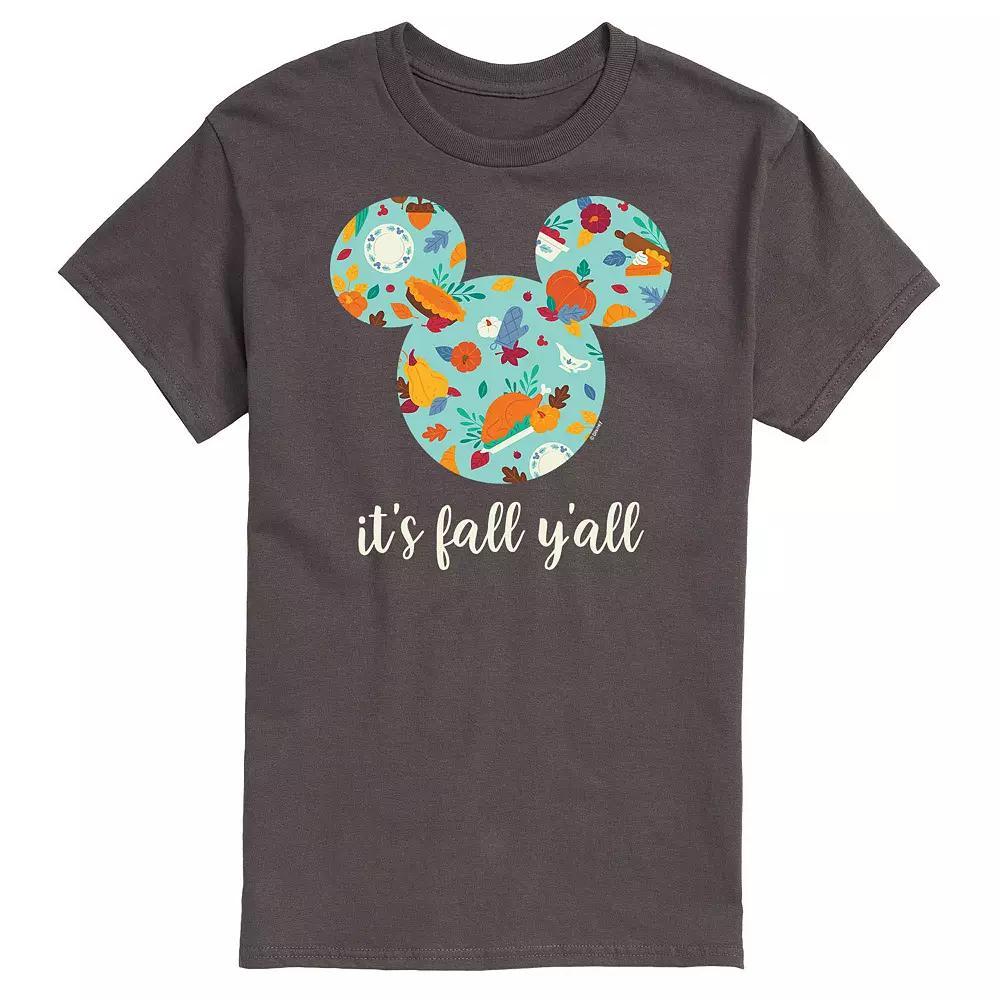 Disney's Mickey Mouse Men's It's Fall Y'all Tee Graphic Tee,  Product Image