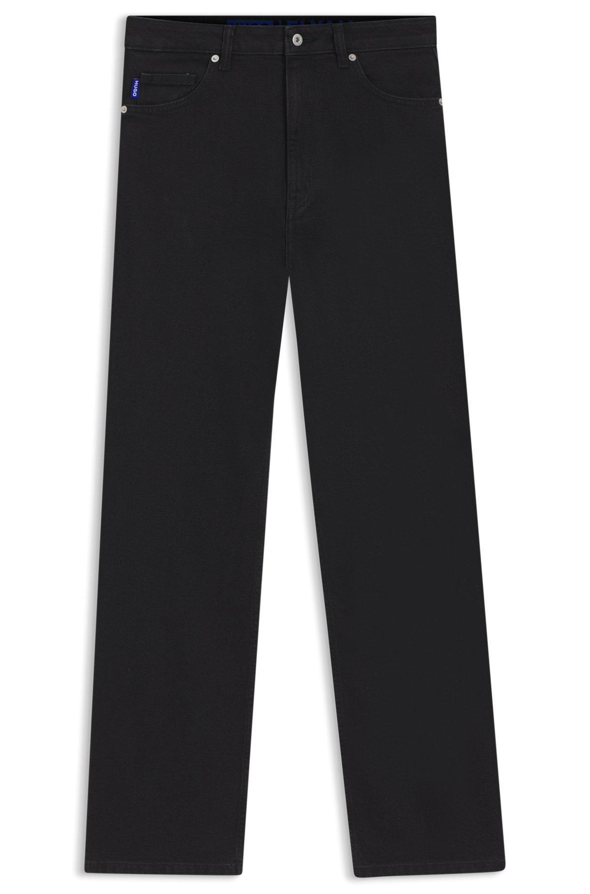Slim-fit jeans in black stretch denim Product Image