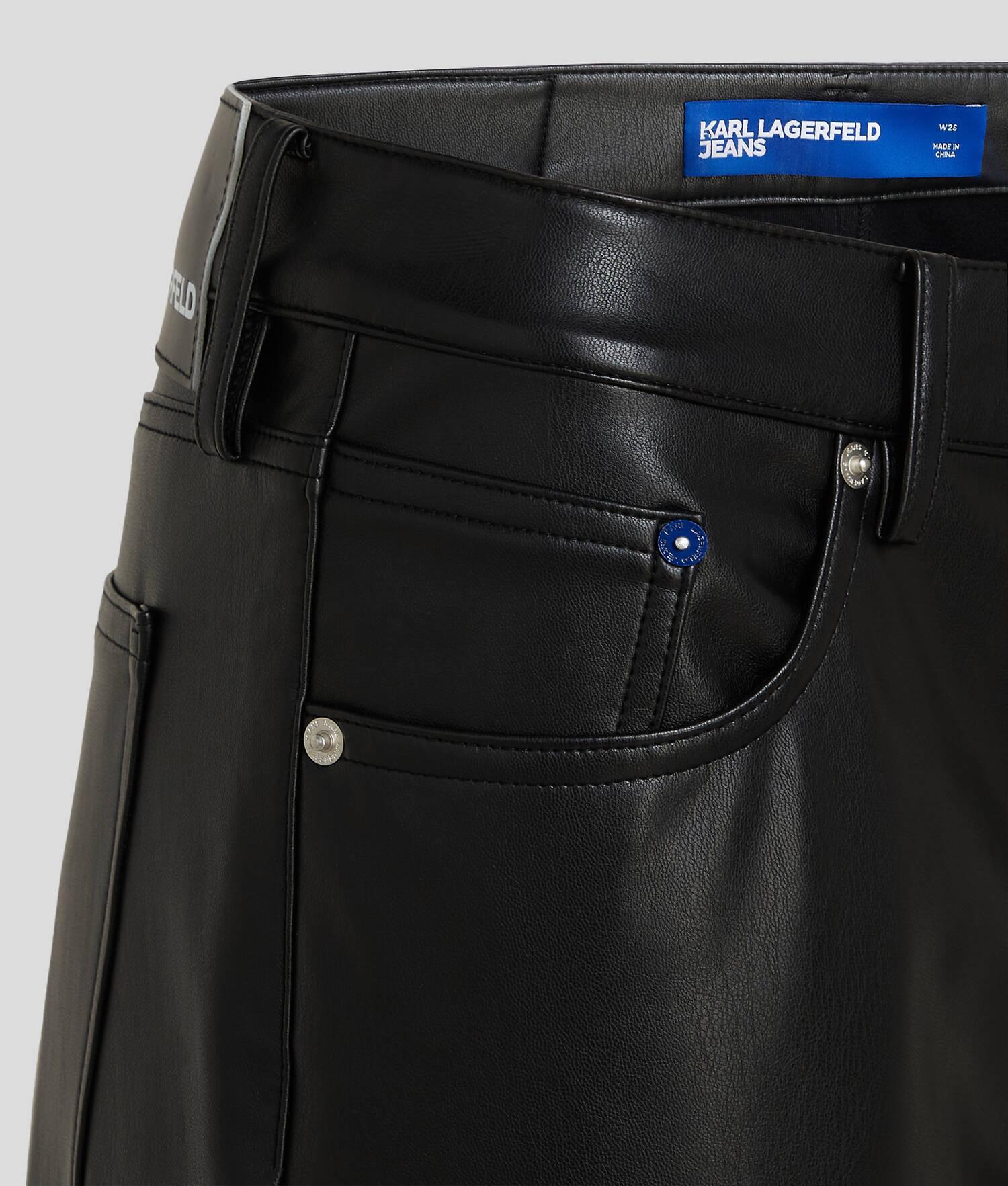 KLJ FAUX-LEATHER TROUSERS Product Image