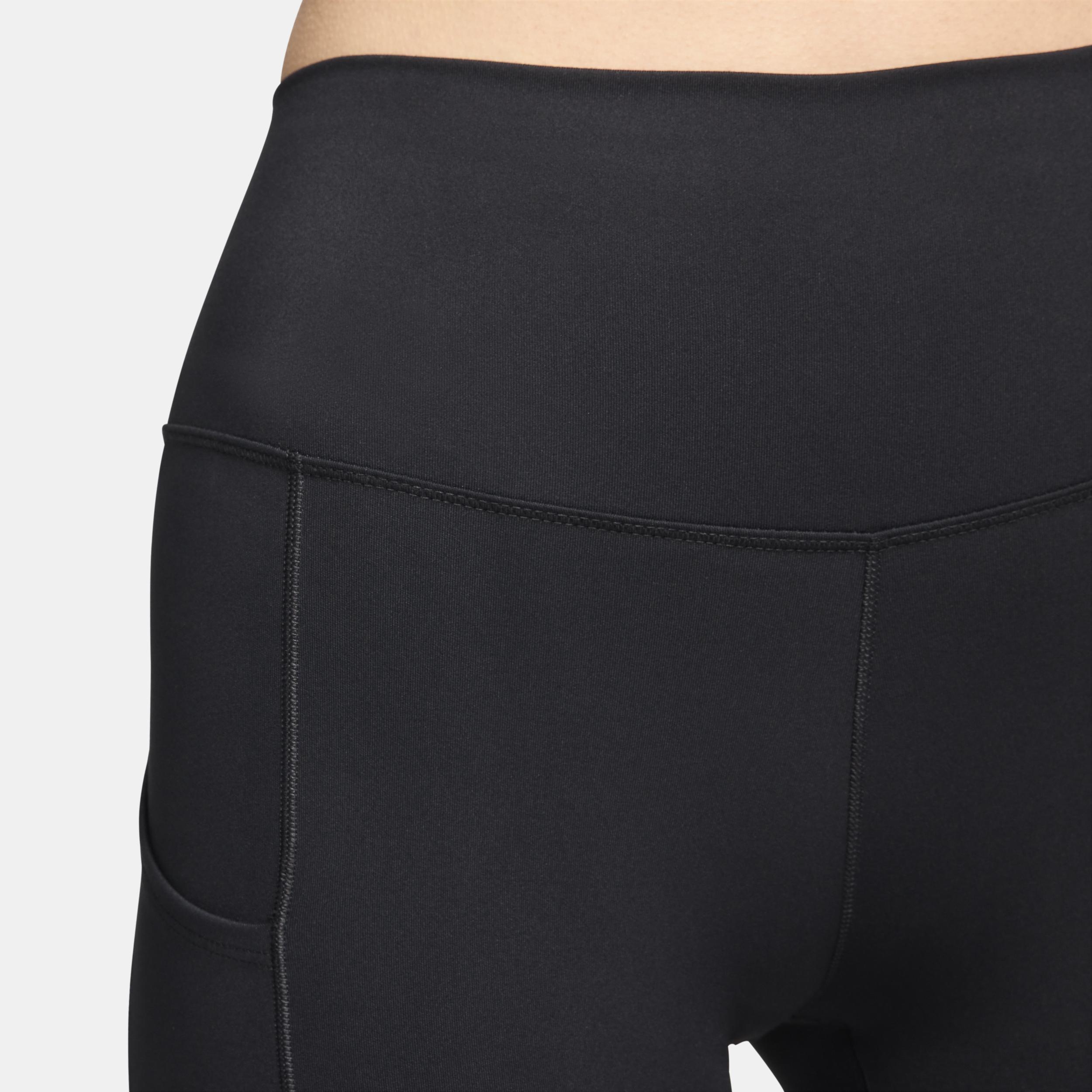 Nike Womens One High-Waisted 8 Biker Shorts with Pockets | FZ6758-010 Product Image