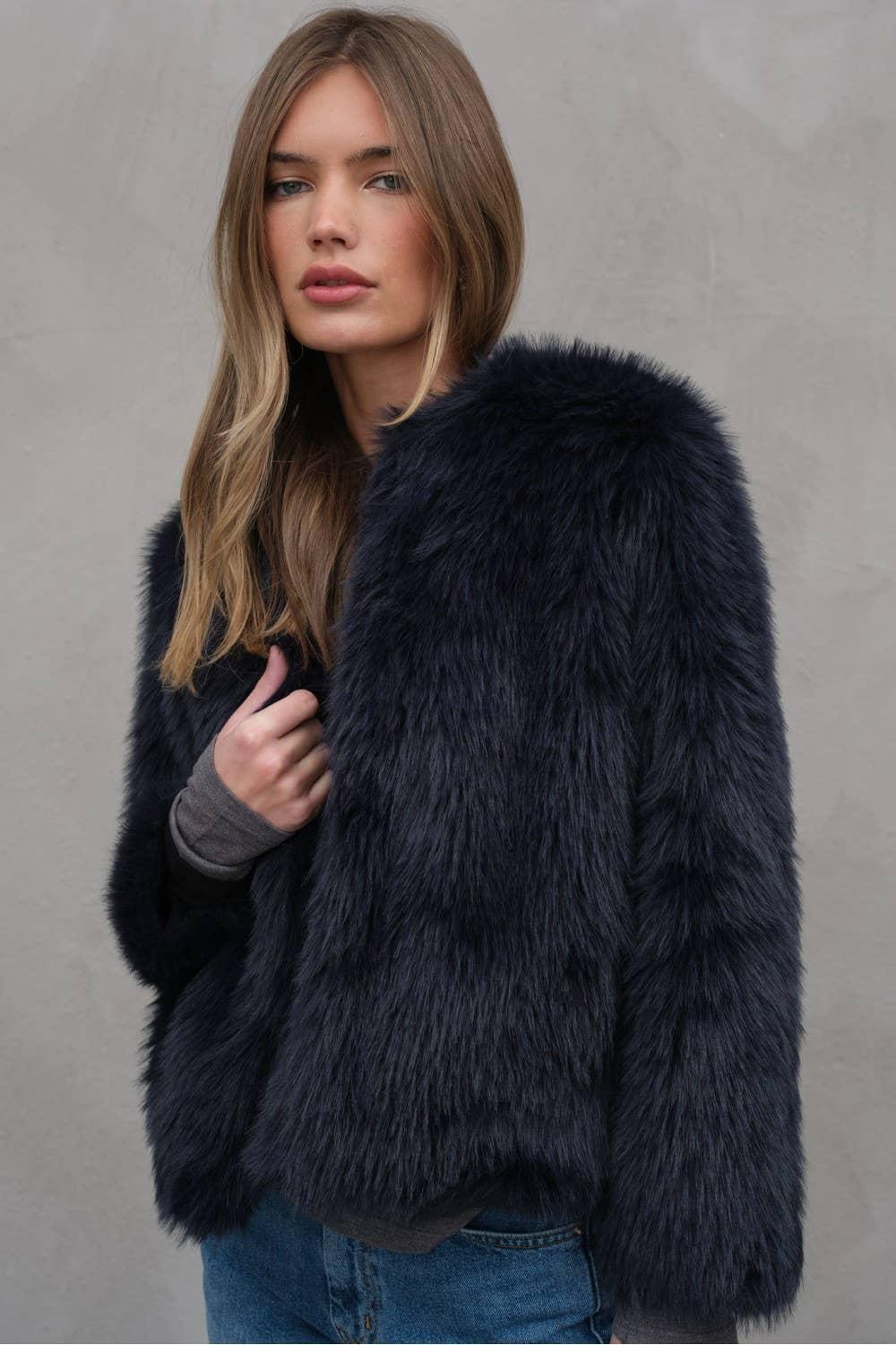 Midnight Fur Jacket Product Image