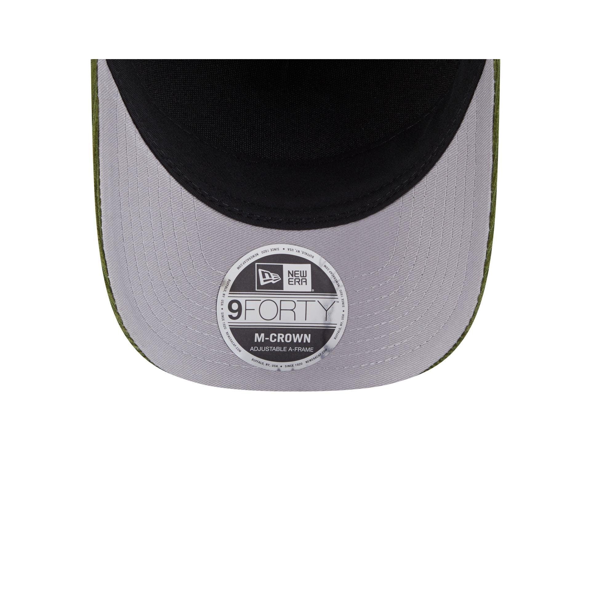 Santos Laguna Olive Corduroy 9FORTY M-Crown Snapback Hat Male Product Image