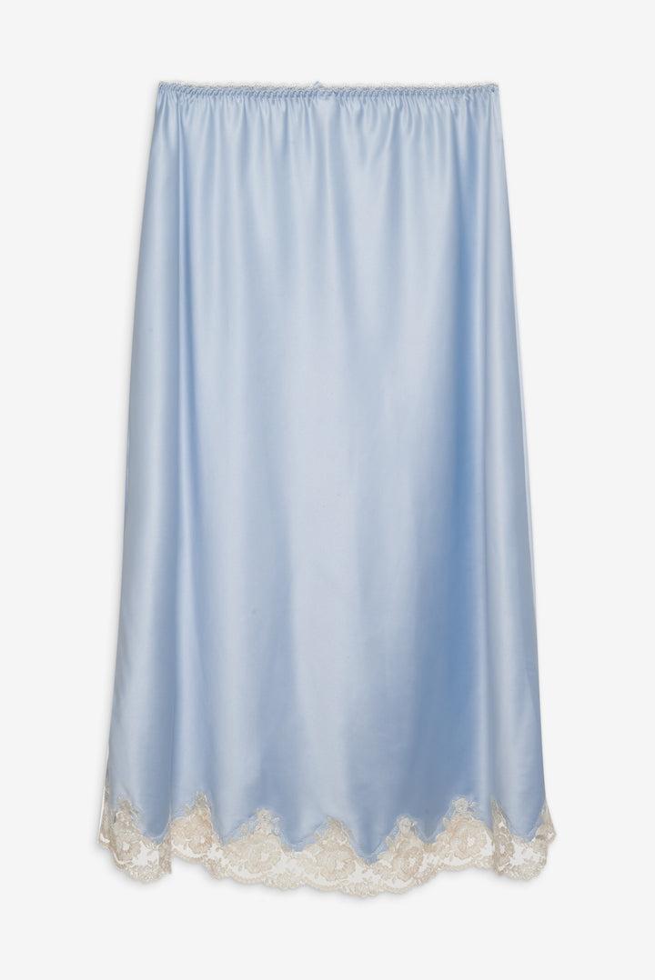 Sweetheart Midi Skirt — Dusty Blue Product Image
