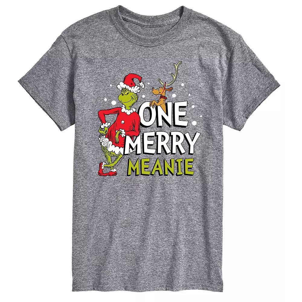 Big & Tall One Merry Meanie Tee, Men's, Size: 6XB, Gray Product Image