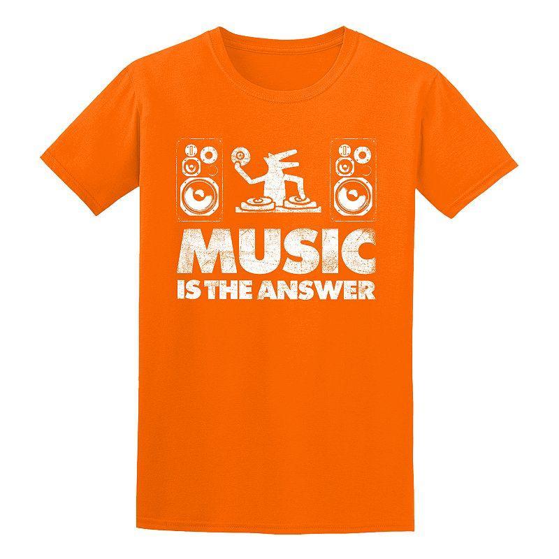 Men's COLAB89 by Threadless Bulo Music Tee, Size: Large, Orange Product Image