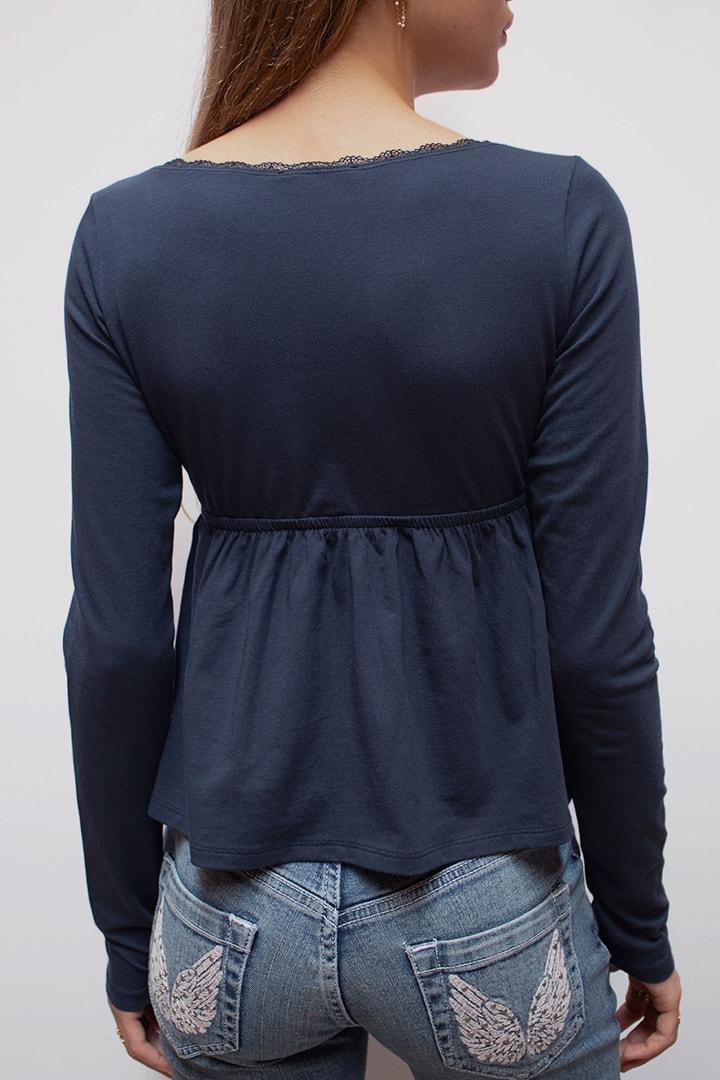 T-shirt with ruffle Product Image