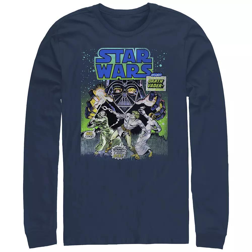 Men's Star Wars Darth Vader Attack Comic Book Cover Graphic Tee,  Product Image