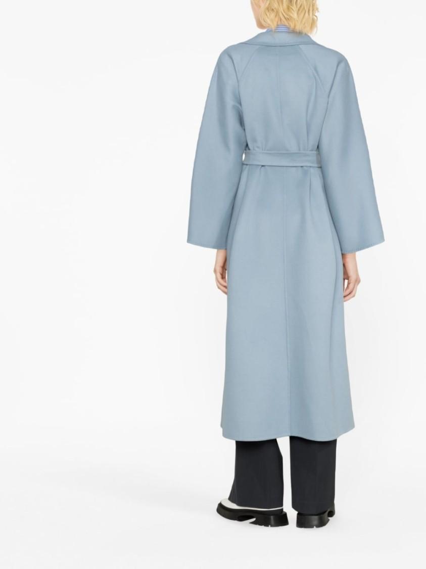 MAX MARA Cadmio Belted Coat In Blue Product Image