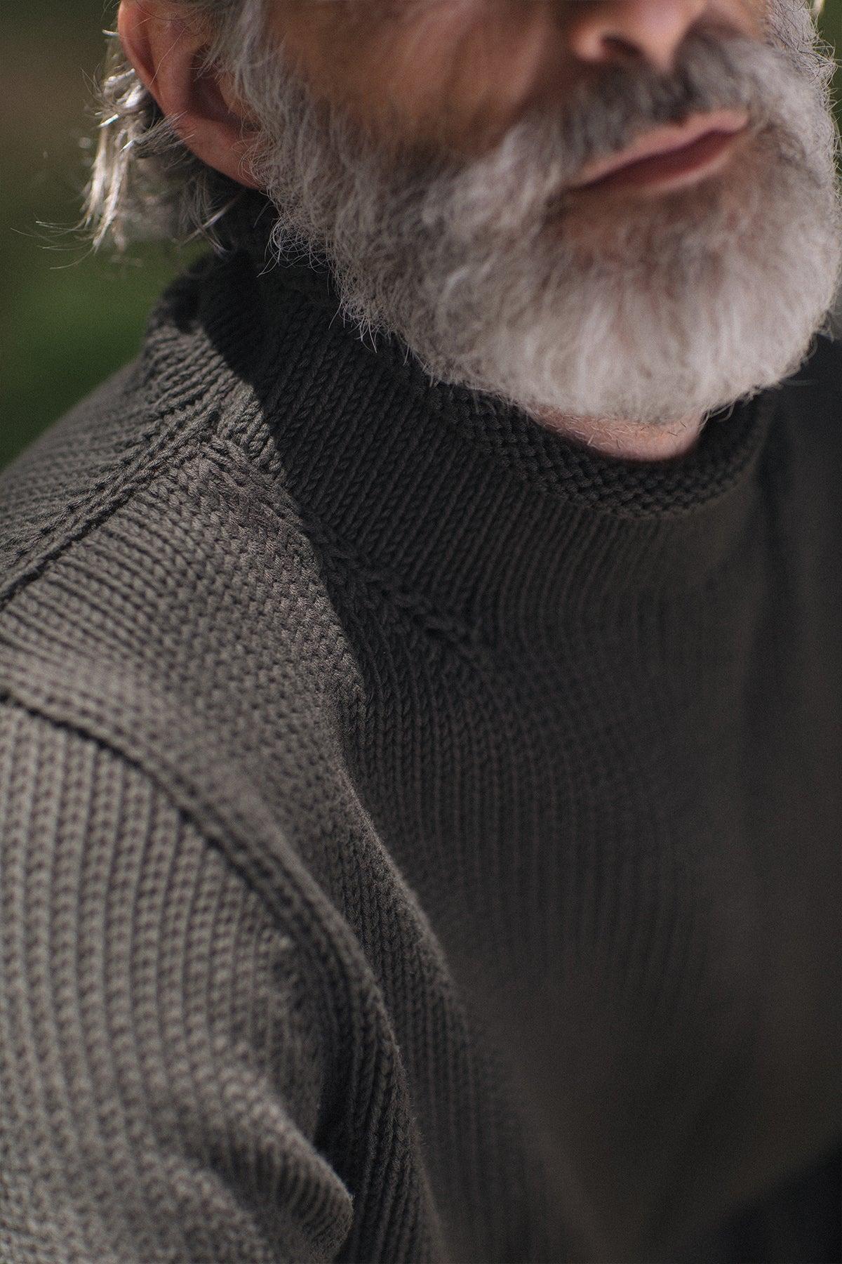 Fisherman's Sweater in Olive Product Image