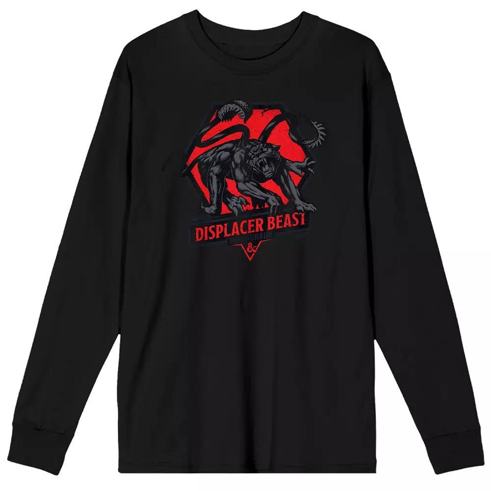 Men's Dungeons & Dragons Displacer Long Sleeve Tee, Size: XXL, Black Product Image