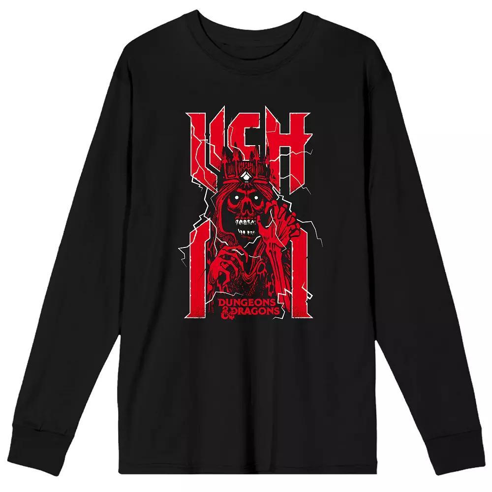 Men's Dungeons & Dragons Lich Long Sleeve Tee, Size: XXL, Black Product Image