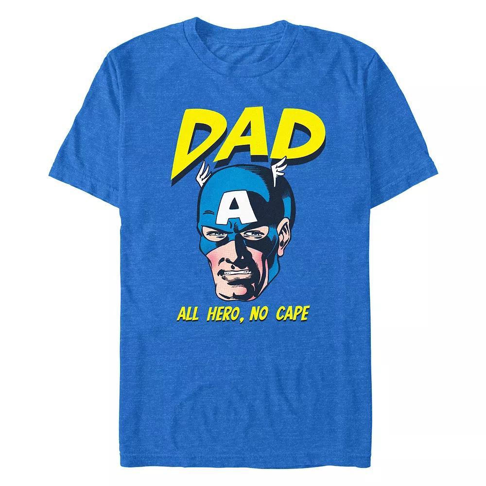 Men's Dad All Hero No Cape Graphic Tee,  Product Image