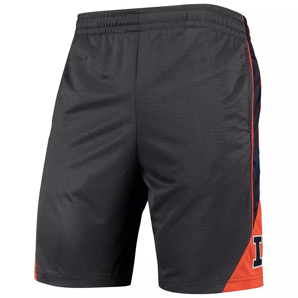Men's Colosseum Charcoal Illinois Fighting Illini Turnover Team Shorts,  Product Image