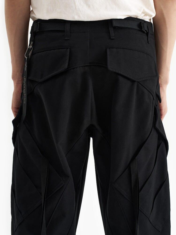 ALPHA X JIYONGKIM CURVED MULTI POCKET TROUSER Product Image